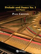 Prelude and Dance No. 1 piano sheet music cover